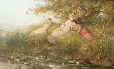 Los comedores de loto, 1893 de Charles J. Staniland